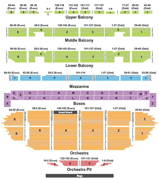 Fabulous Fox Theatre Beetlejuice Seating Chart
